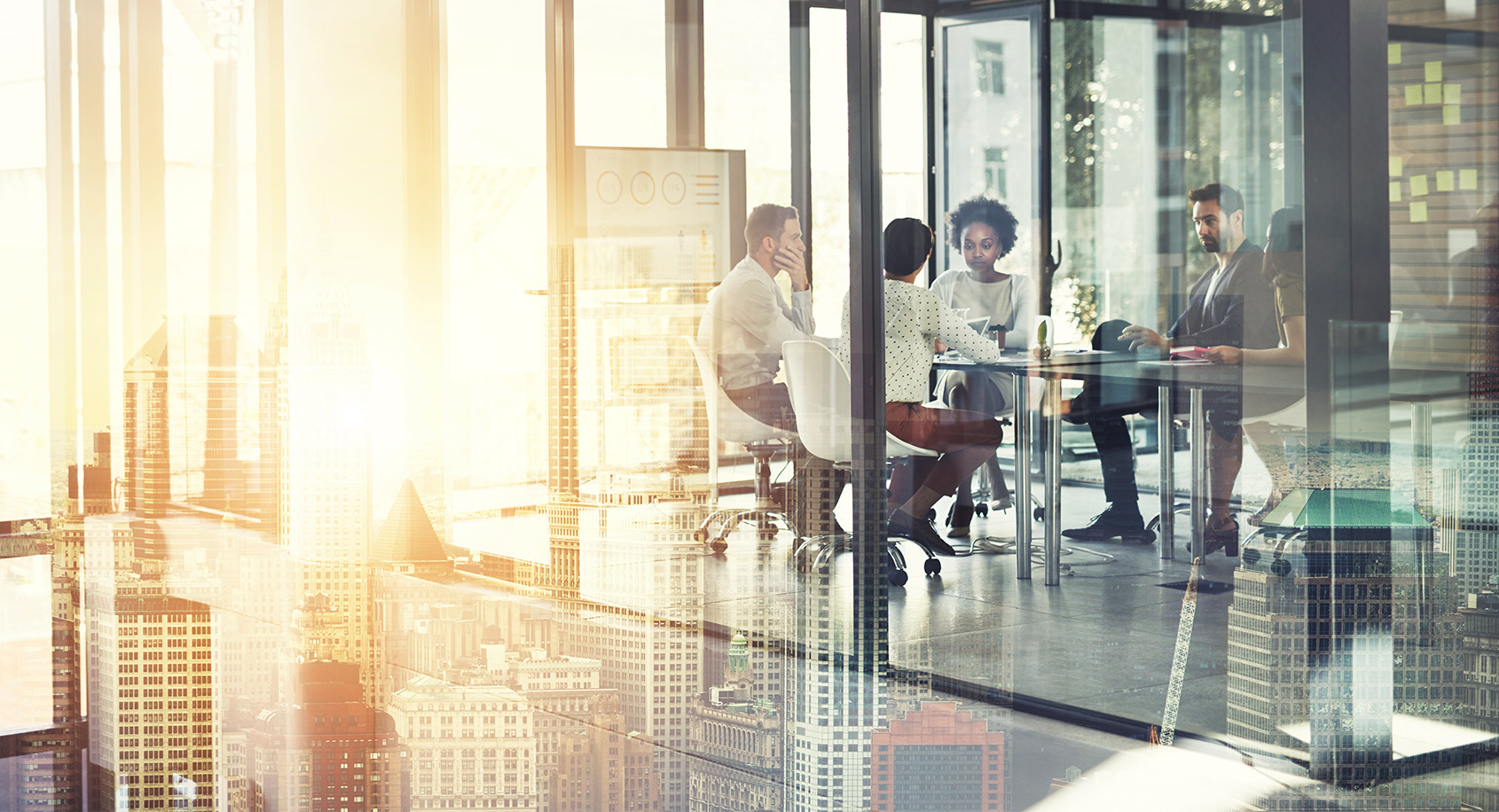 People in a conference room